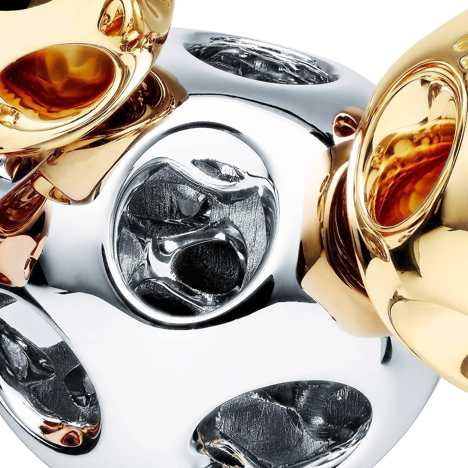 Towe Norlen Magique Contemporary Set of Nine Gold Pendant Necklace For Sale 1