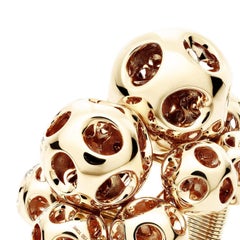 Towe Norlen Magique Contemporary Yellow Gold Cluster Ring