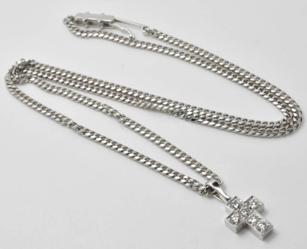 Women's Cartier Diamond Cross Necklace