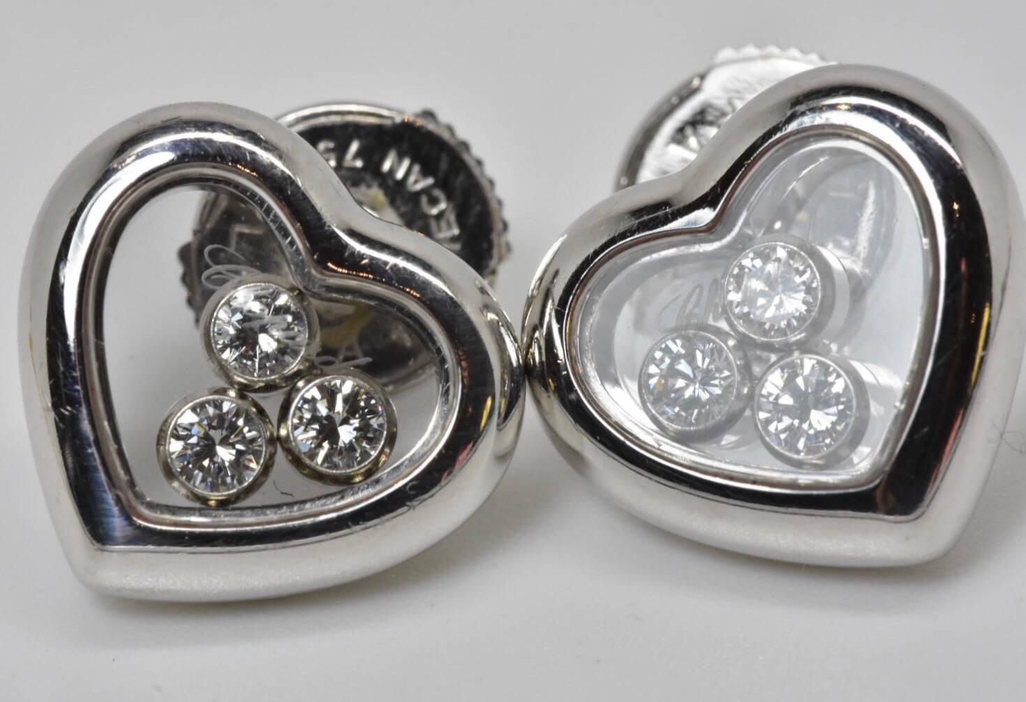 Chopard Happy Diamonds Earrings For Sale 3