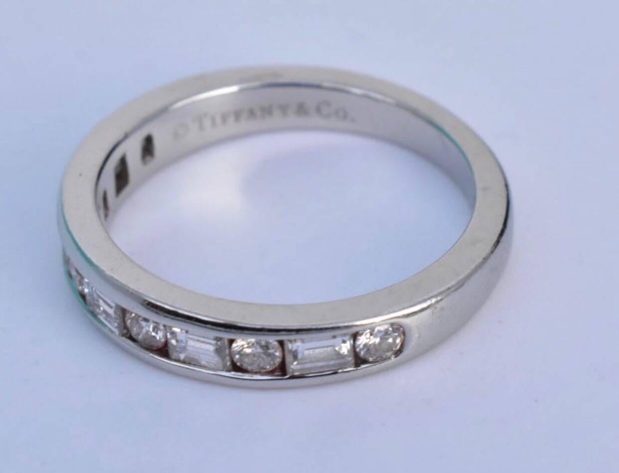 Contemporary Tiffany & Co Diamond Eternity Ring 