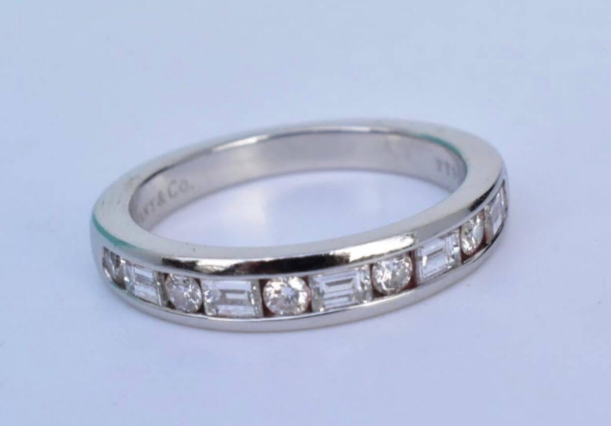 Tiffany & Co Diamond Eternity Ring  In Good Condition In London, GB