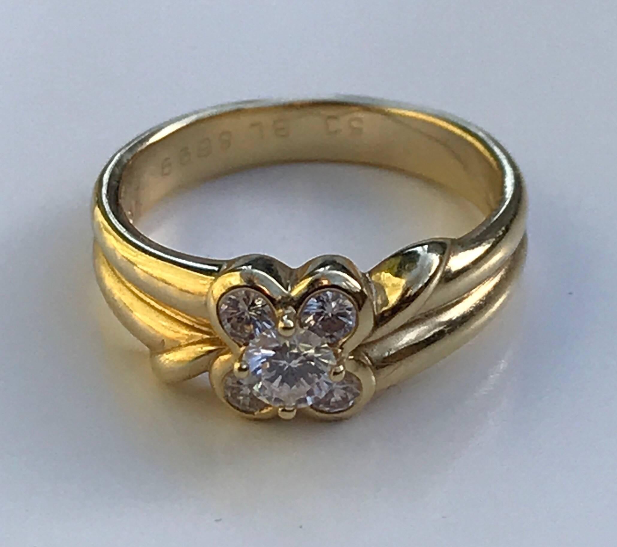 Van Cleef & Arpels Diamond Ring For Sale 1