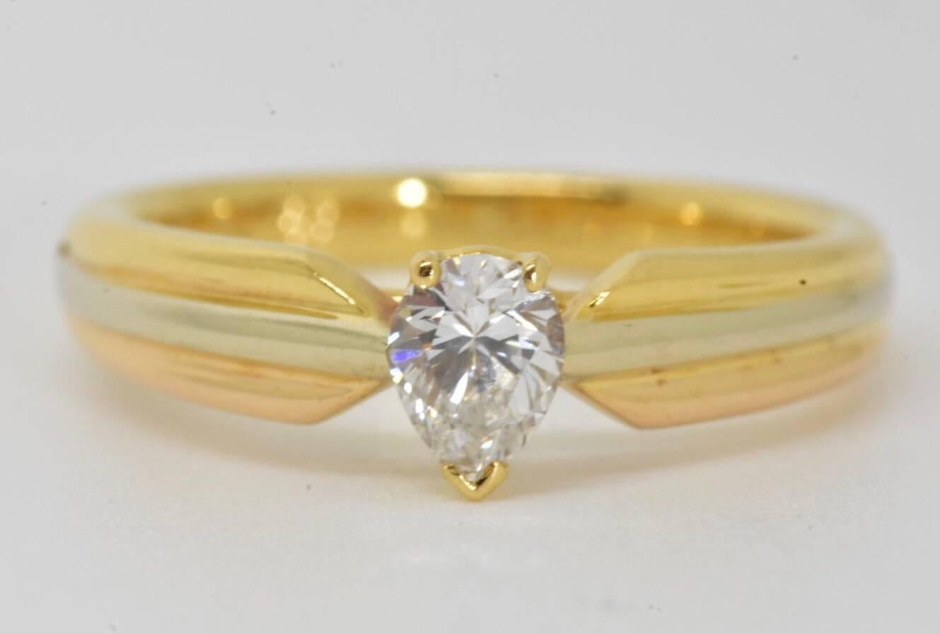 Cartier Trinity Diamond Ring For Sale 1