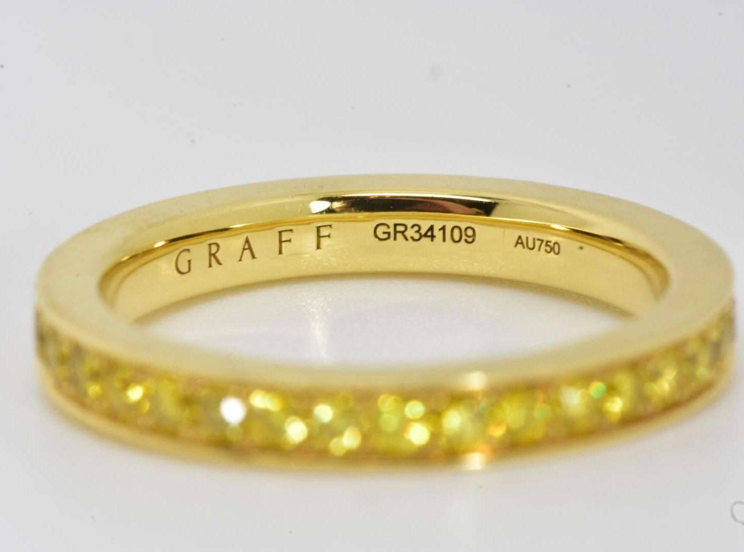 Graff Diamond Eternity Ring For Sale 3
