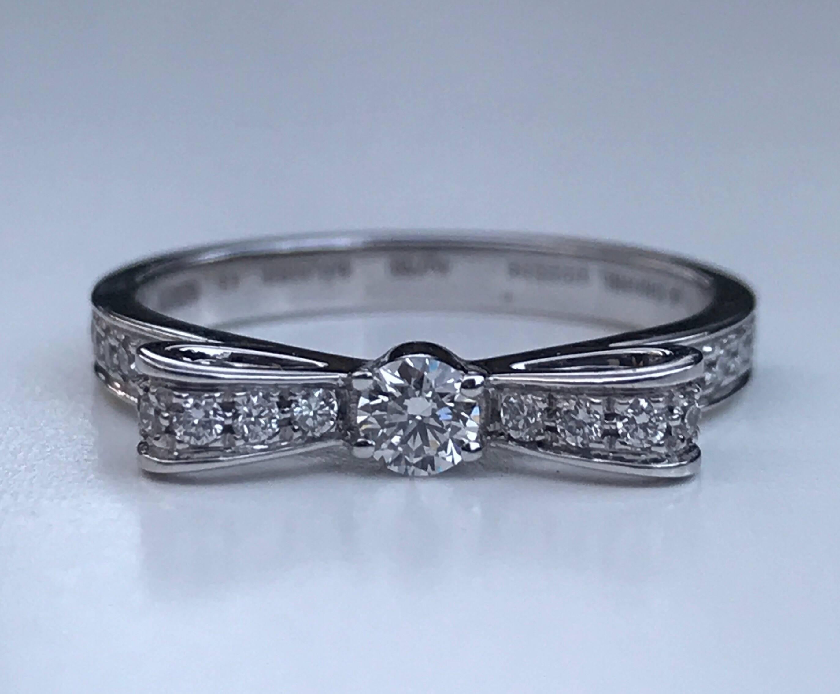 Women's Chanel Diamond Bow Ring