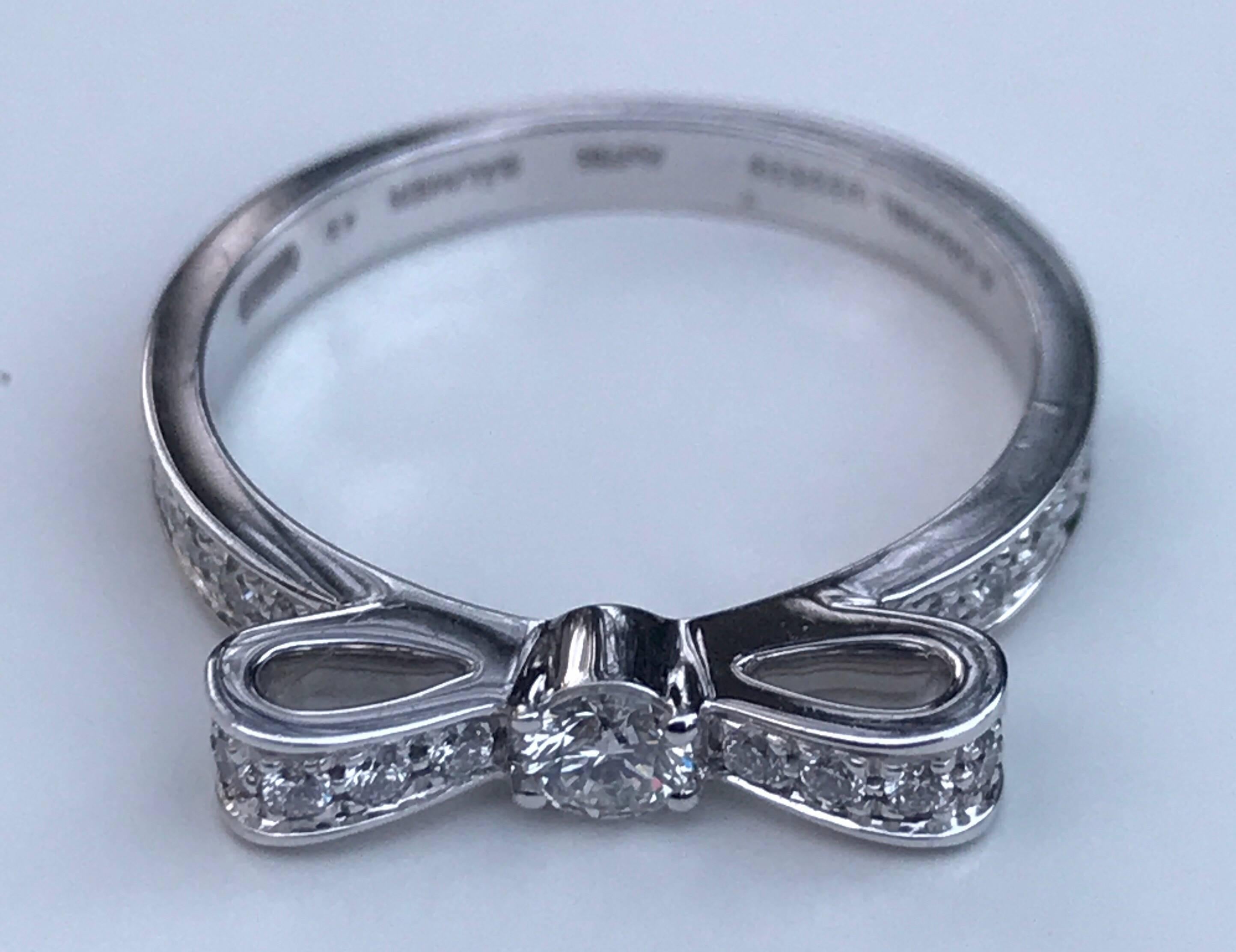 Chanel Diamond Bow Ring 2