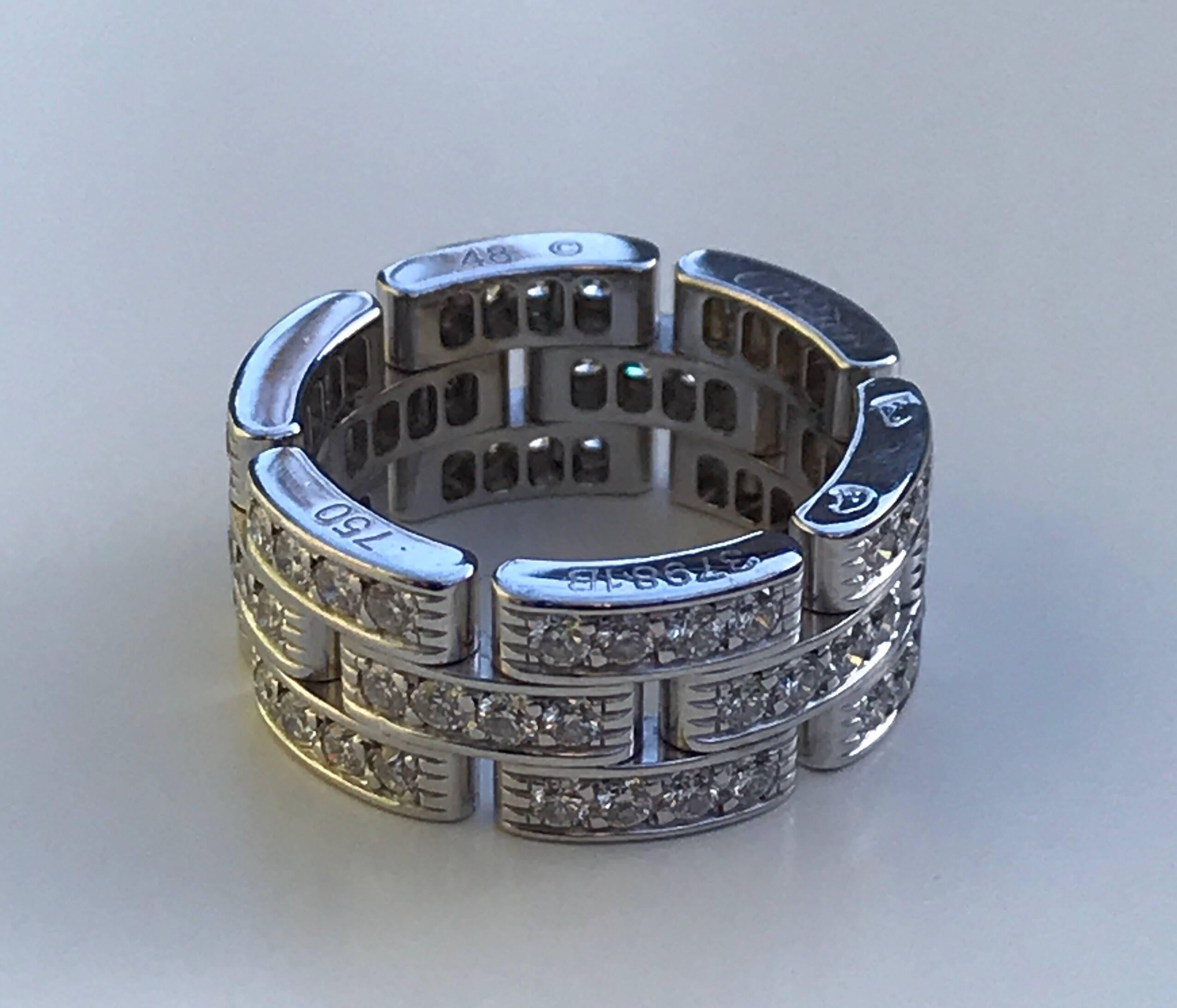 Cartier Maillon Panthere Ring In Good Condition For Sale In London, GB