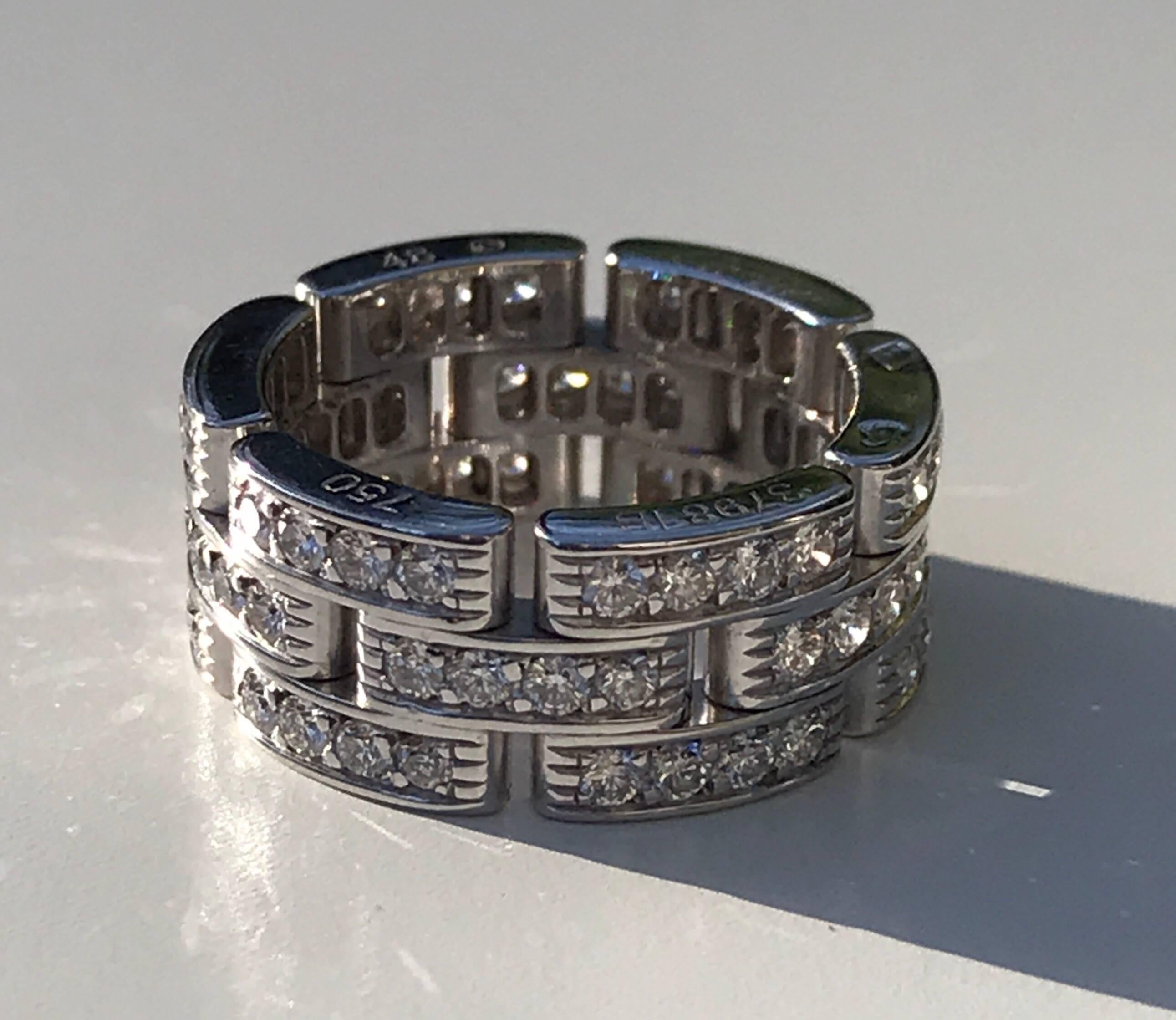 Women's Cartier Maillon Panthere Ring For Sale