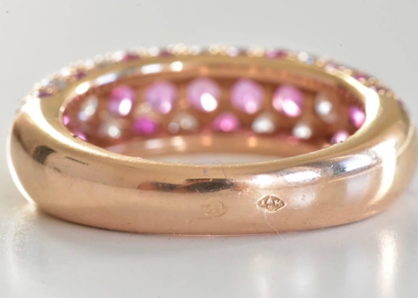 Cartier Etincelle De Cartier Diamond and Pink Sapphire Ring 1