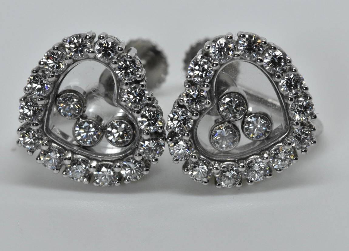 Chopard Happy Diamond Earrings 2