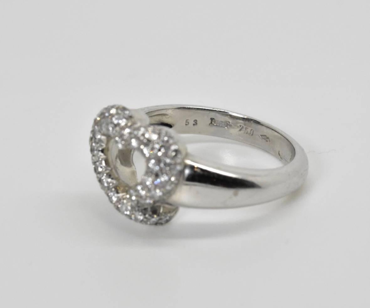 Contemporary Piaget Diamond Heart Ring For Sale