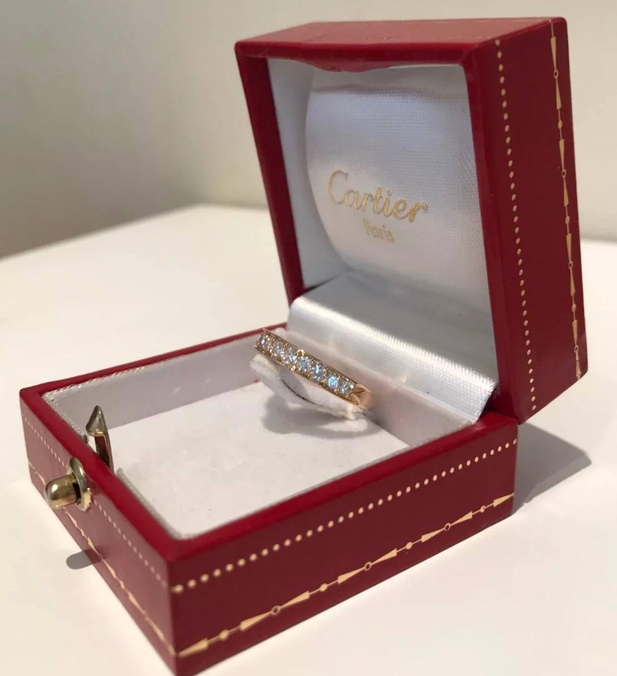 Cartier Diamond Eternity Ring In Good Condition In London, GB