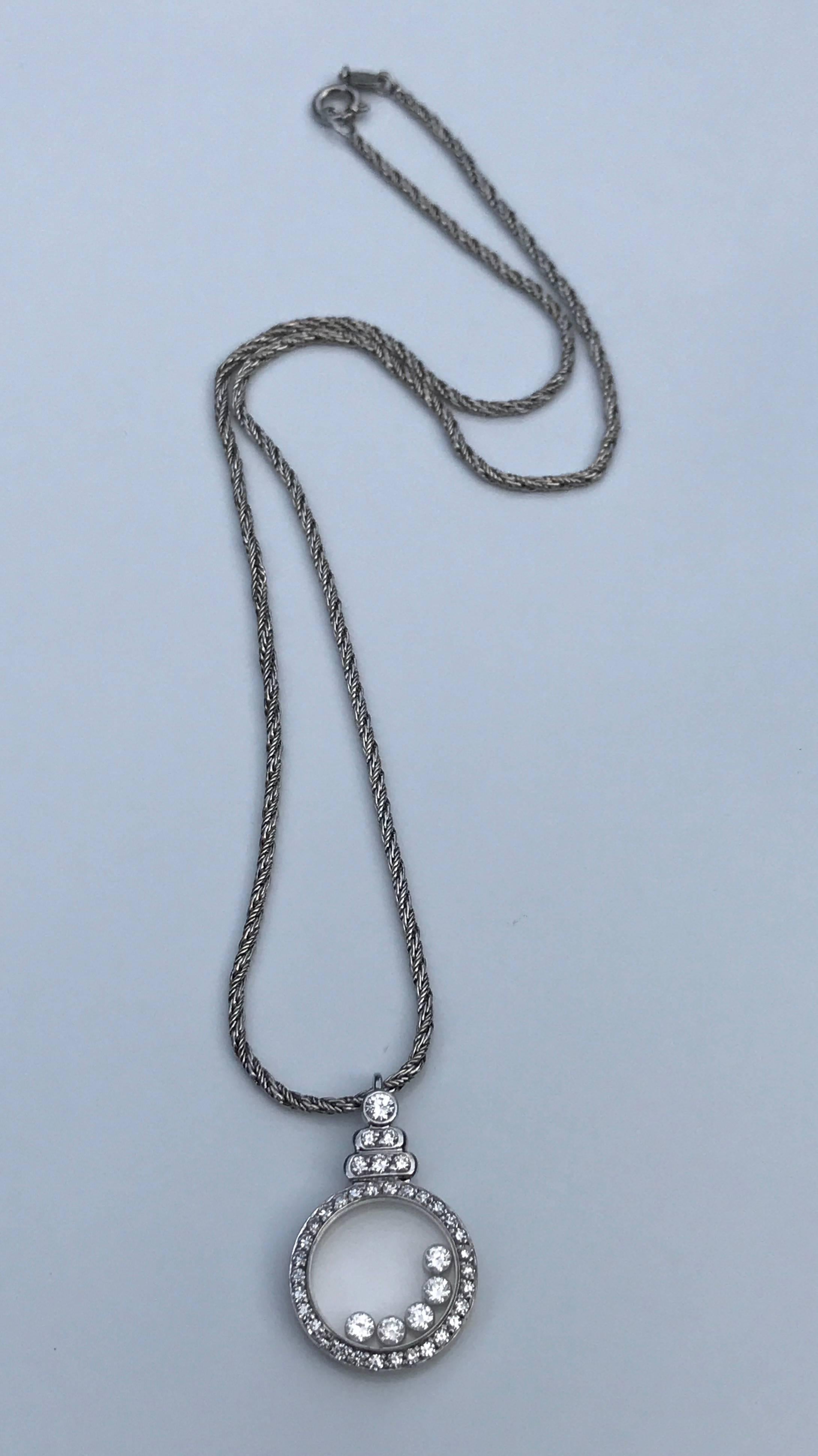 Chopard Happy Diamonds Necklace In Good Condition In London, GB