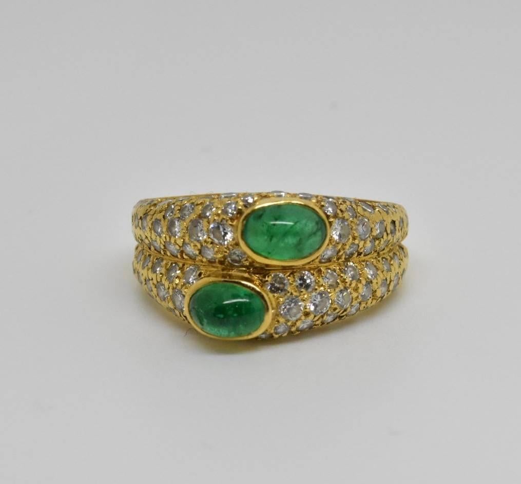 Cartier Emerald and Diamond Ring 2
