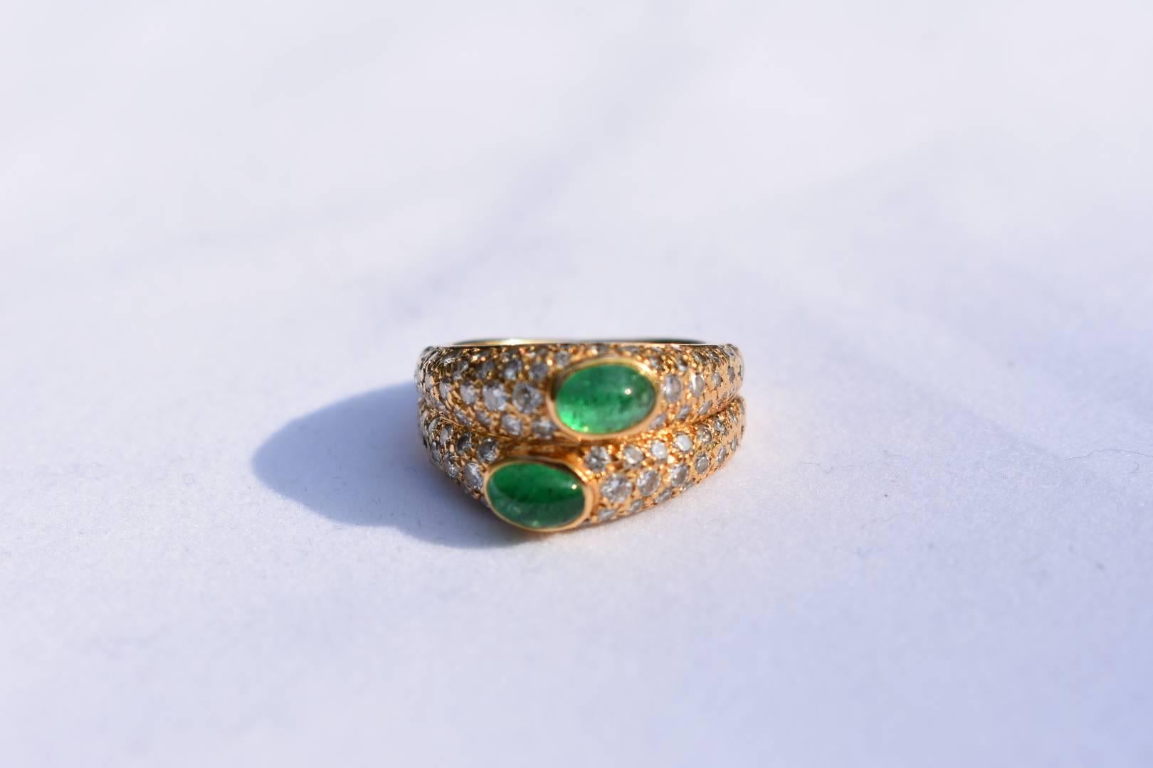 Cartier Emerald and Diamond Ring 5