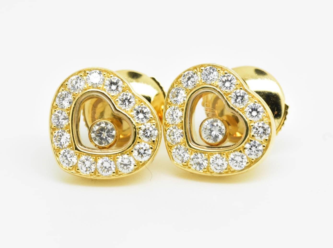 Women's Chopard Happy Diamonds Icons Earrings