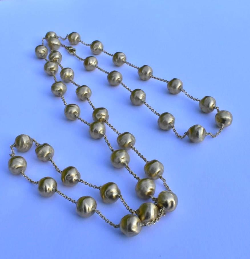 Contemporary Marco Bicego Africa Beaded Necklace For Sale