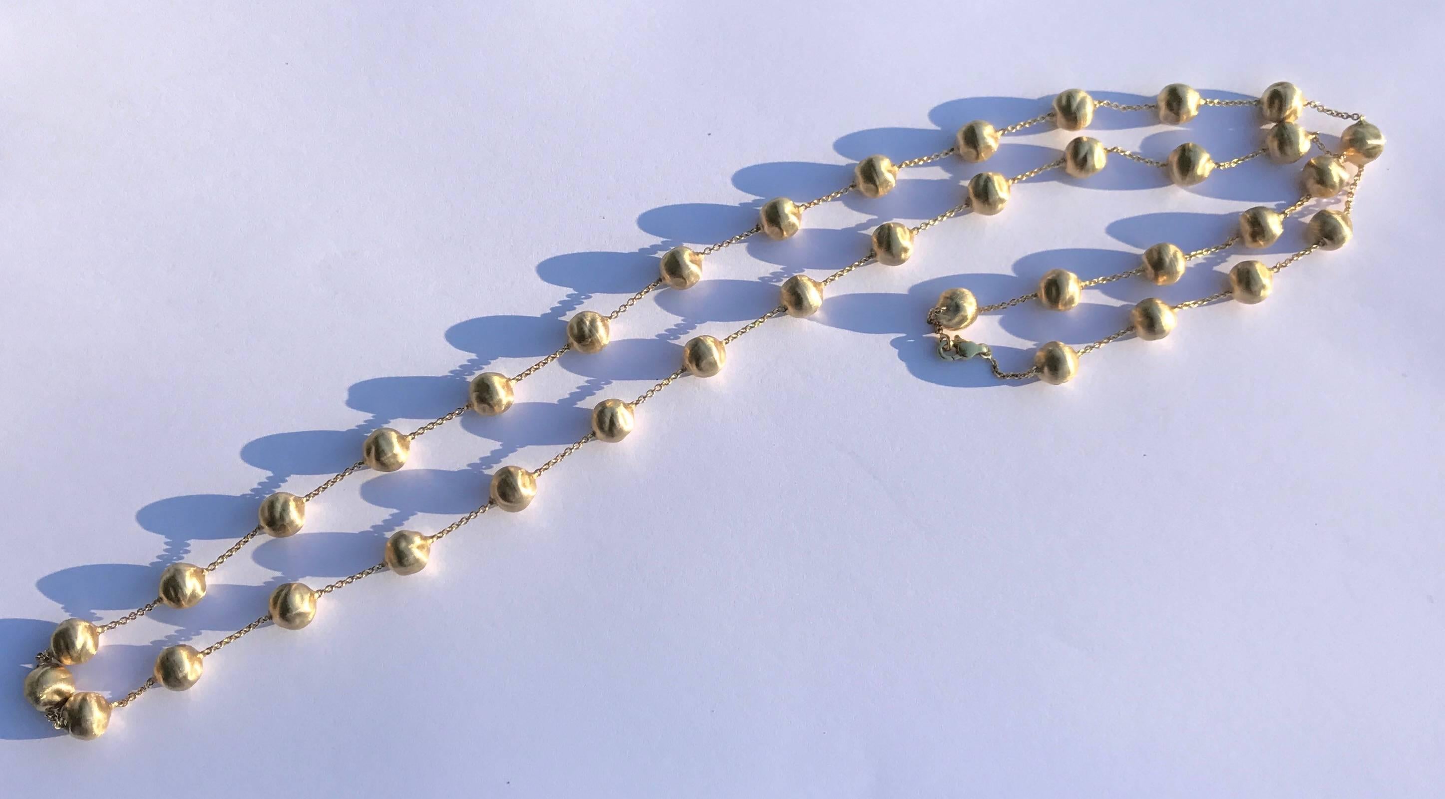 Women's Marco Bicego Africa Beaded Necklace For Sale