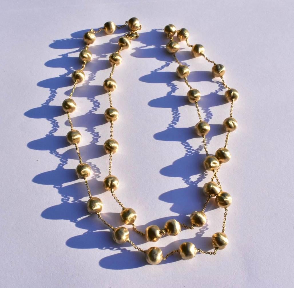 Marco Bicego Africa Beaded Necklace For Sale 1