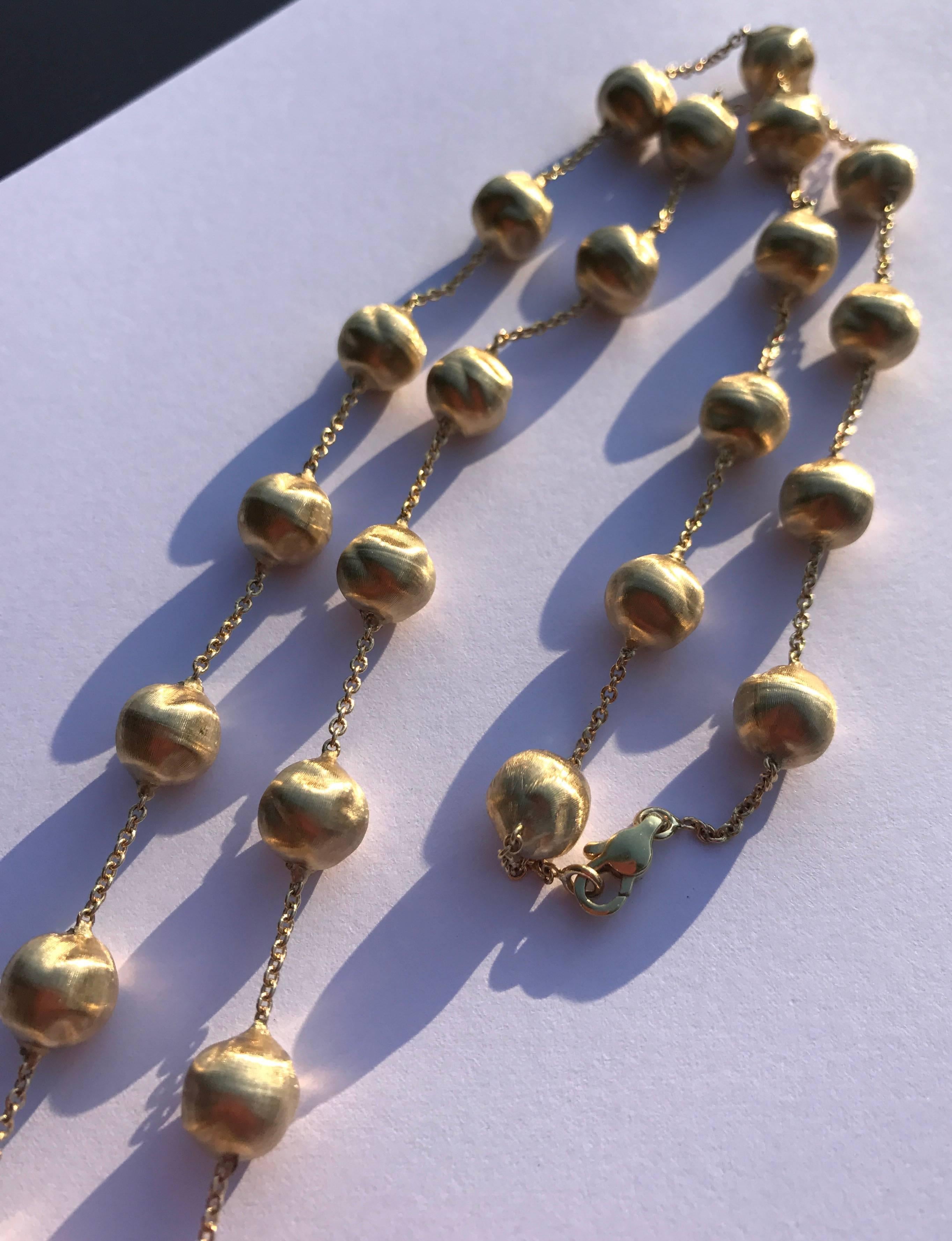 Marco Bicego Africa Beaded Necklace For Sale 2