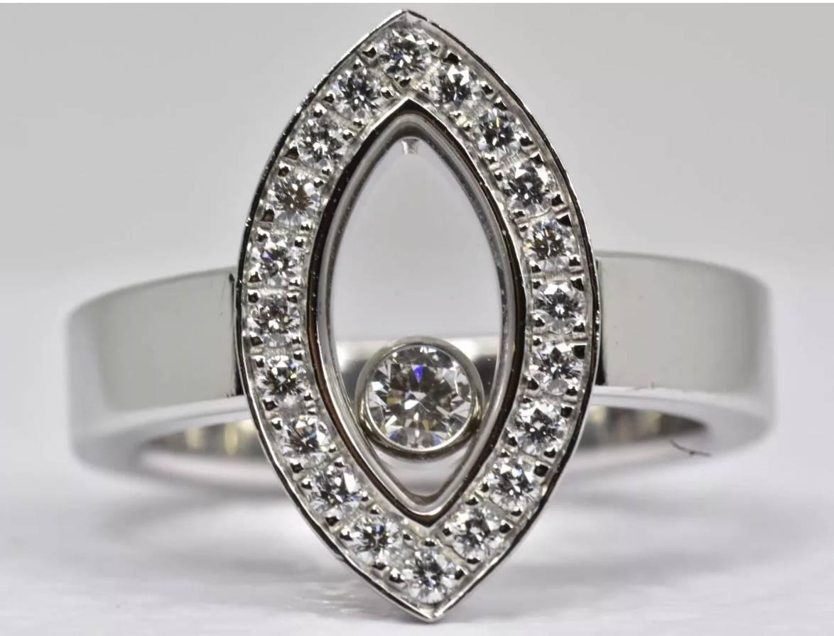 Contemporary Chopard Happy Diamonds Ring