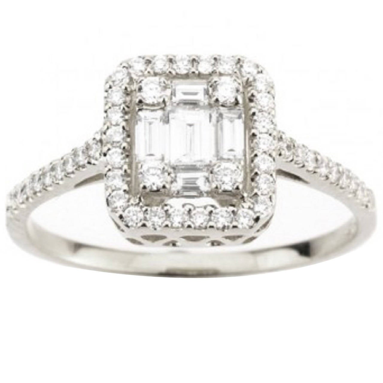 Baguette diamond ring