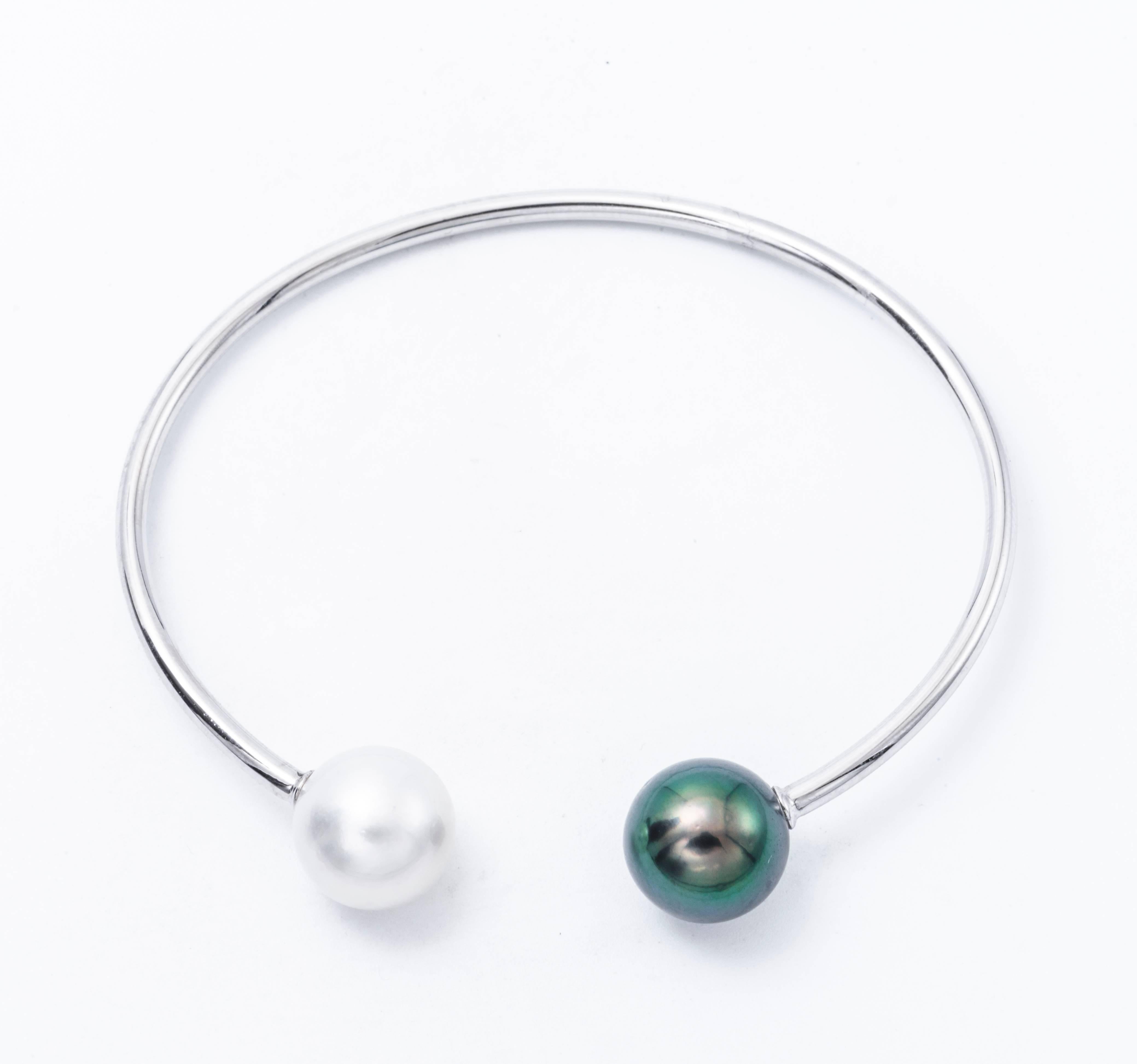 tahitian pearl bangles