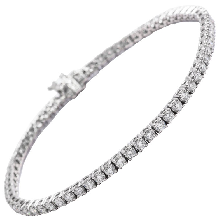 Classic 1920s Diamond Tennis Bracelet at 1stdibs