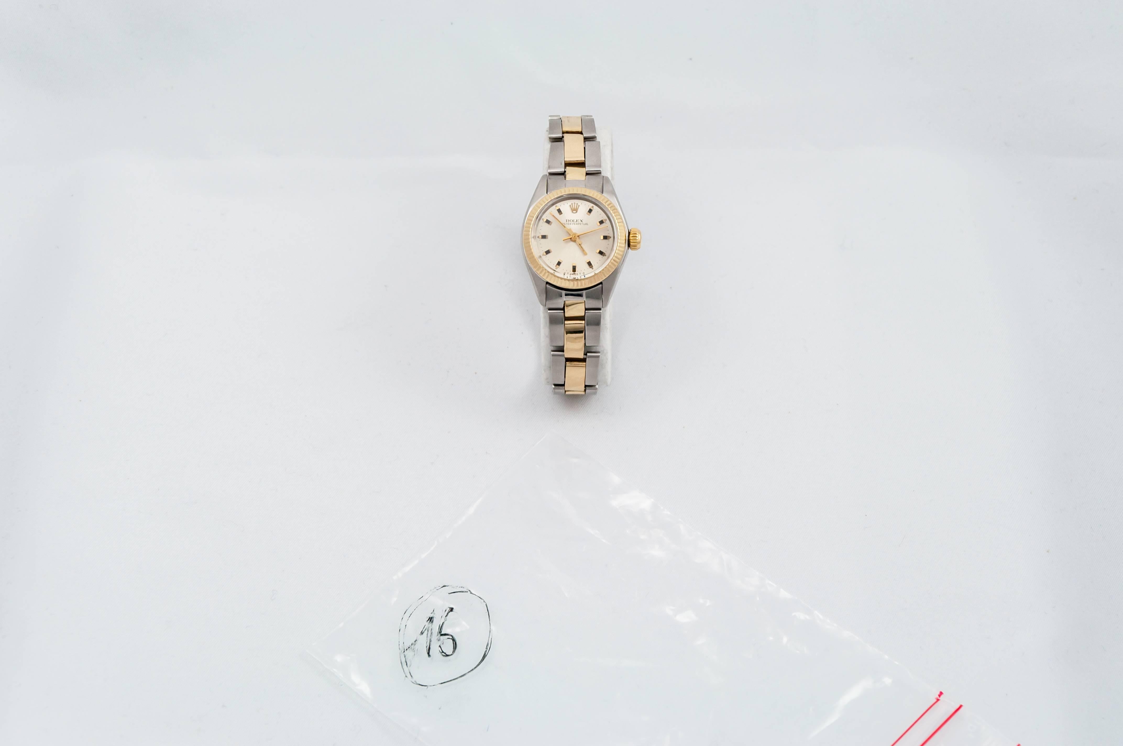 Rolex Ladies Gold and Steel Oyster Perpetual Wristwatch 2