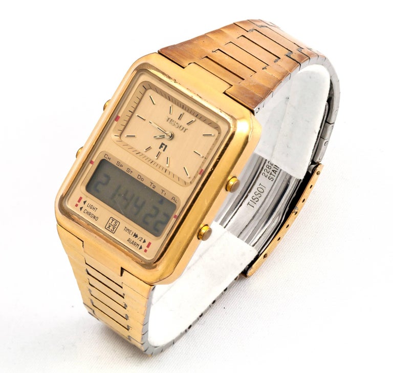 Tissot Gold Plated Formula 1 Quartz Wristwatch at 1stDibs | tissot f1  quartz, tissot formula 1, tissot f1 watch