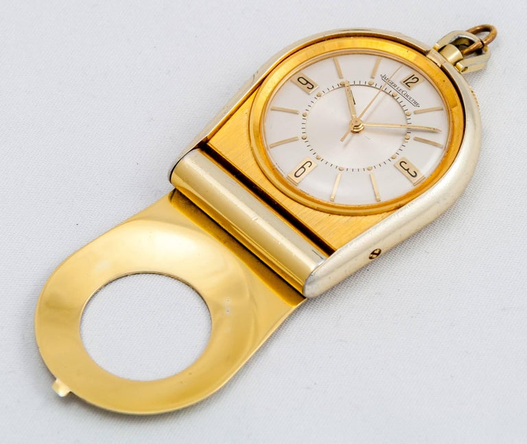 Jaeger LeCoultre Memovox Travel Mechanical Pocket Watch at 1stDibs
