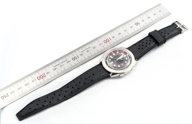 LIP stainless Steel Super Nautic-Ski Electronic Wristwatch, circa 1972  For Sale 1