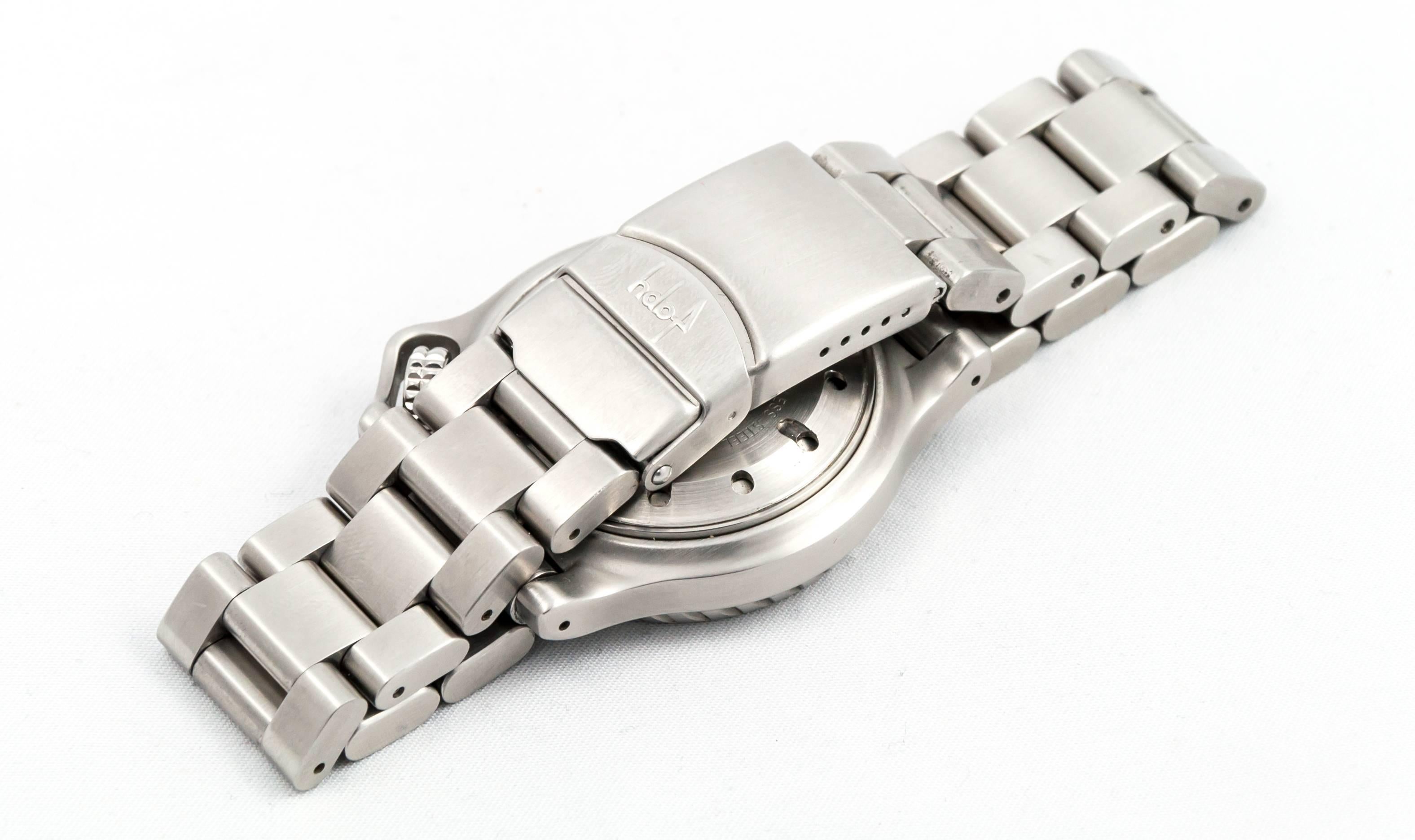 Men's Japy stainless Steel Package Model 08 Four Bracelets Quartz Wristwatch