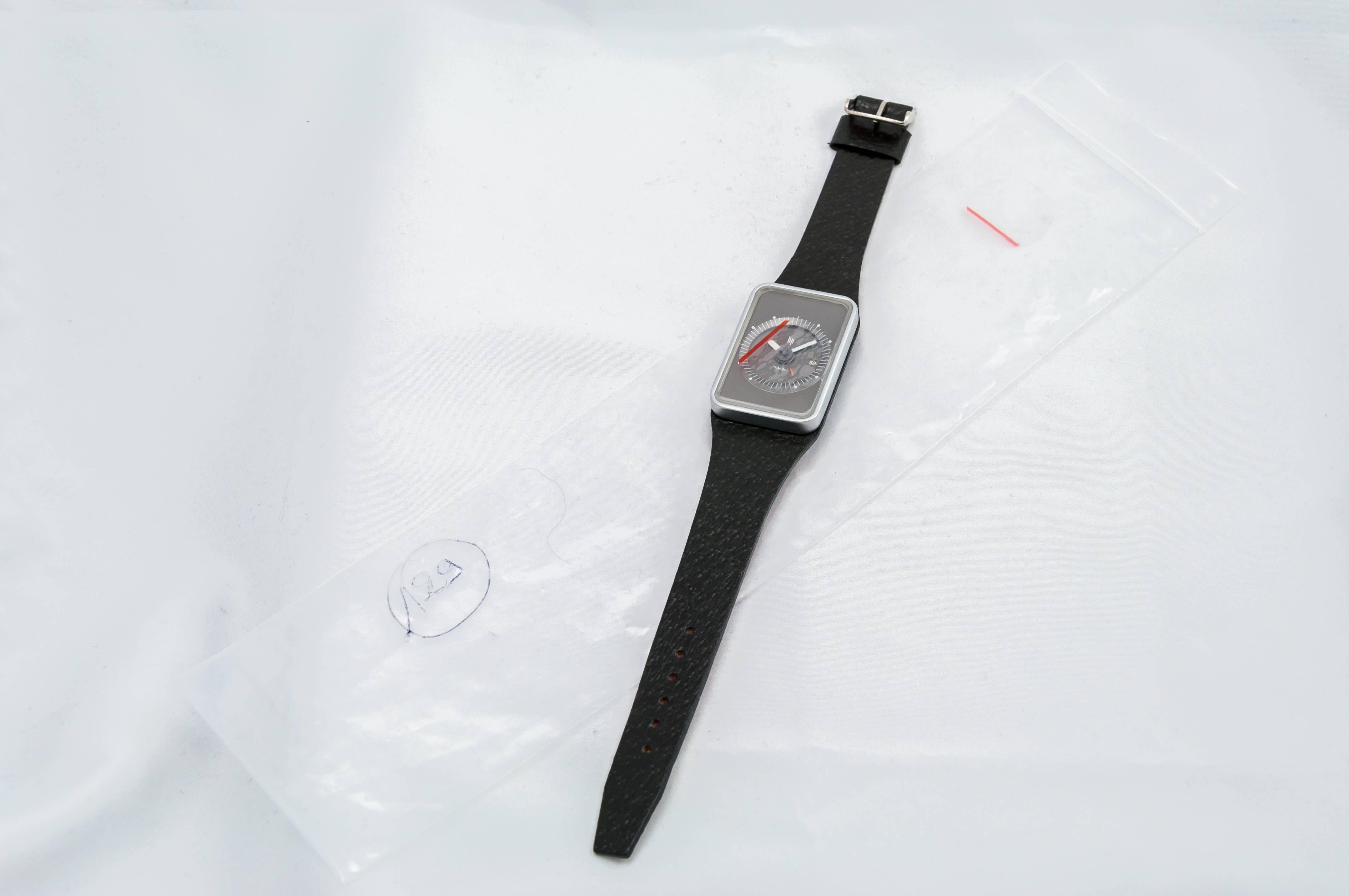 LIP Roger Talon Stainless Steel Rectangular Electro-mechanical Wristwatch, 1976  2