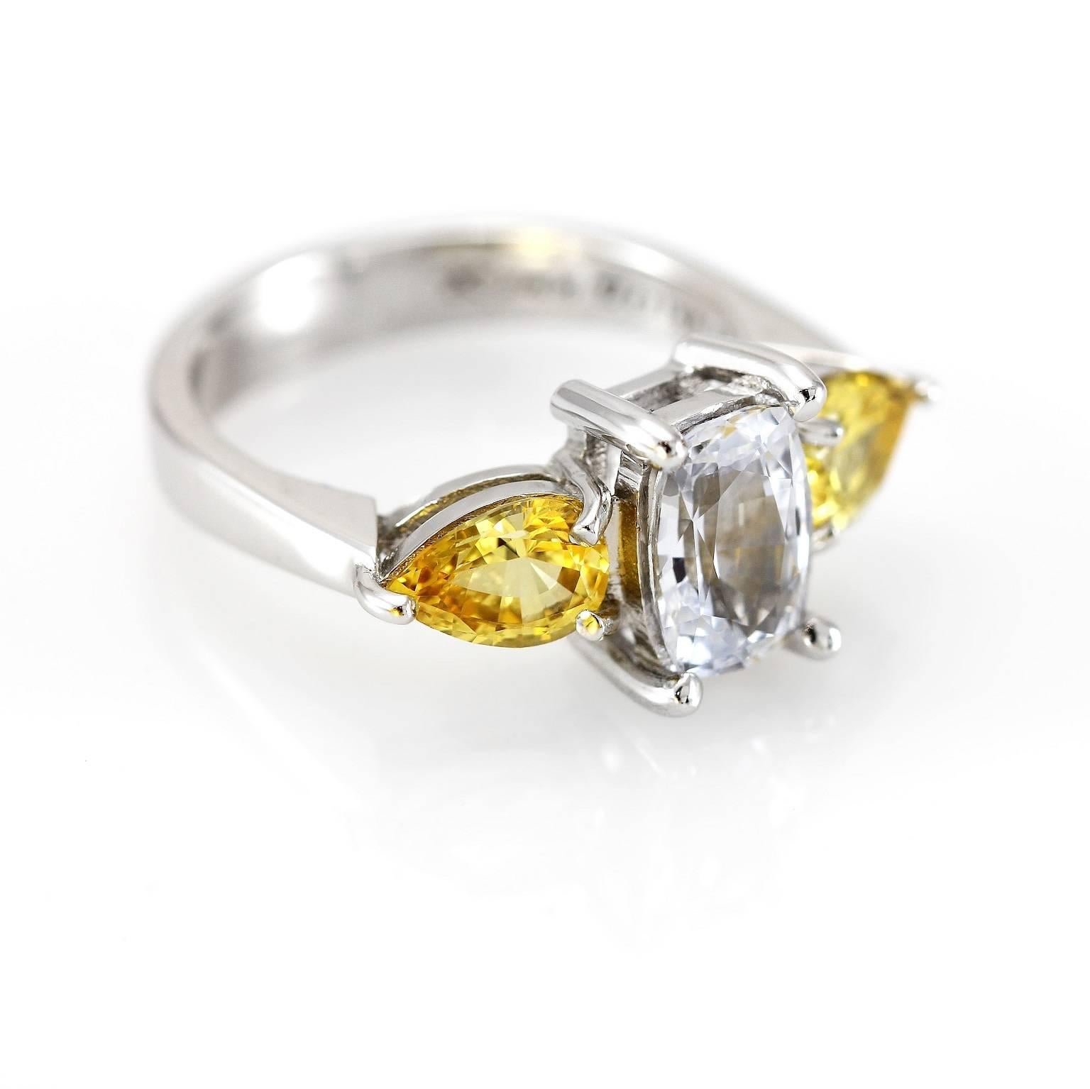design your own yellow sapphire rings