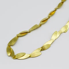 Kayo Saito 18 Karat Gold Eternity Choker Necklace, Laurel Collection