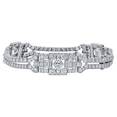Oscar Heyman Art Deco Platinum Diamond Bracelet