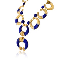 Collar de lapislázuli de David Webb en oro amarillo de 18 quilates