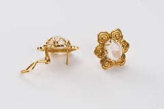 Altfield Moonstone Gold Earrings