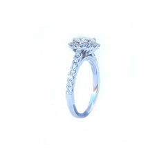 GIA Certified 0.70 Carat Oval Cut Diamond Engagement Ring
