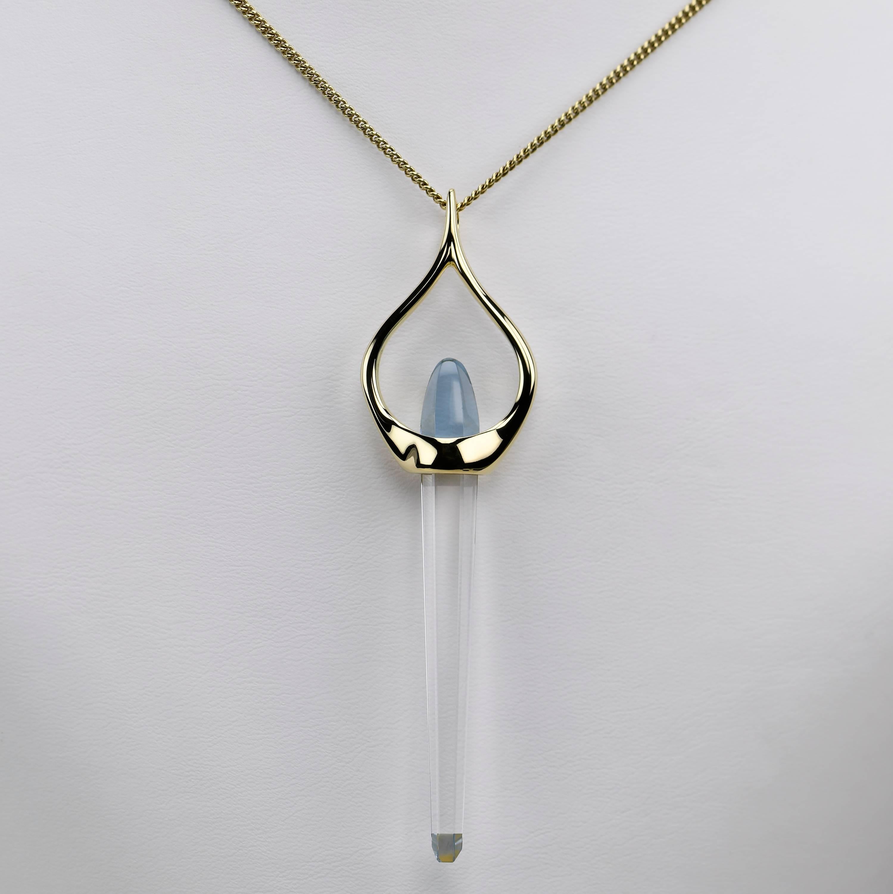 One of a collection of collectable retro jewels from the Henn archive which vary in size and weight, each piece being individually hand crafted. Please note that the Optic collection is sold as pendant piece only, without chain which has been used