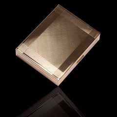 Mellerio 1930s Minaudière Bag in 18 Carat Gold-Plated and Rubis