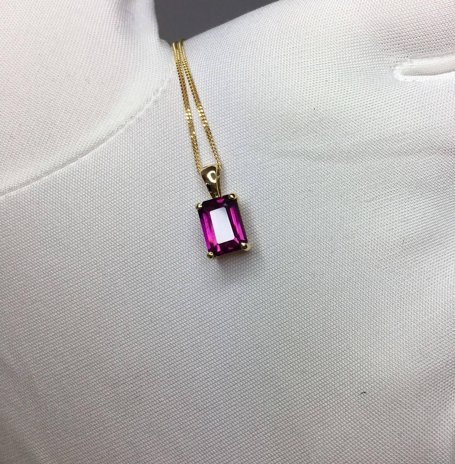 purple garnet necklace