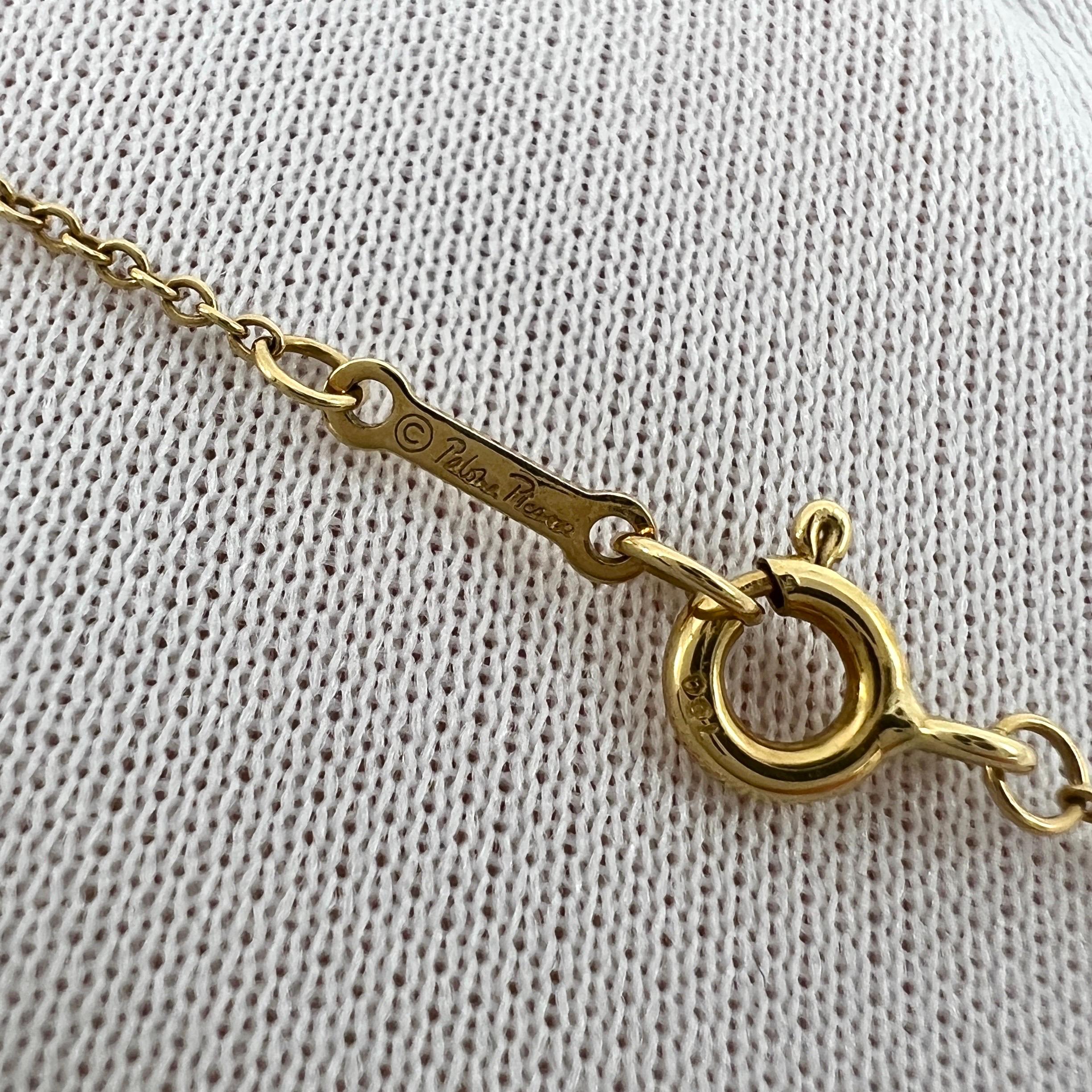 Rare Tiffany & Co. Collier pendentif Paloma Picasso en or avec améthyste feuille d'olivier en vente 4