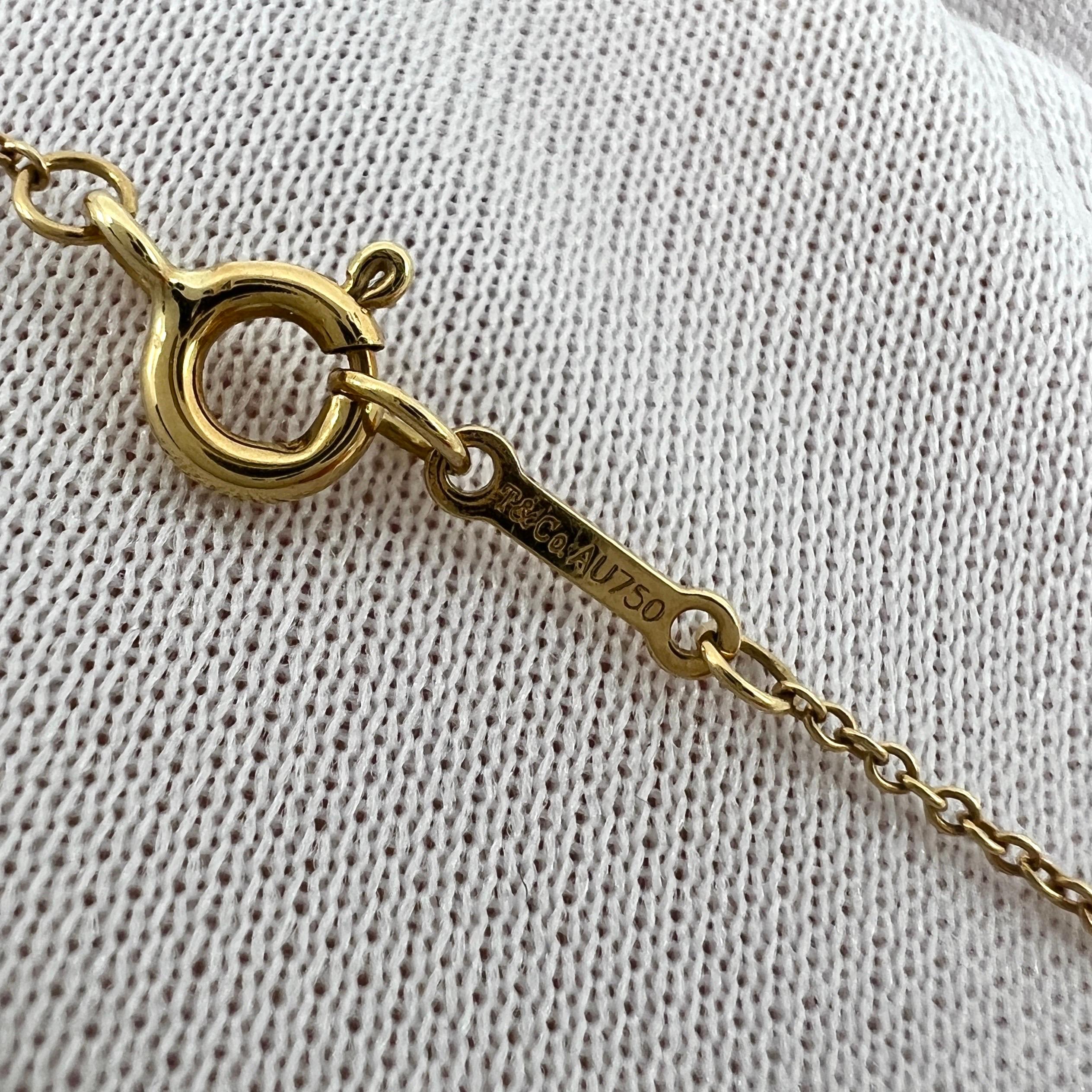 Rare Tiffany & Co. Collier pendentif Paloma Picasso en or avec améthyste feuille d'olivier en vente 5