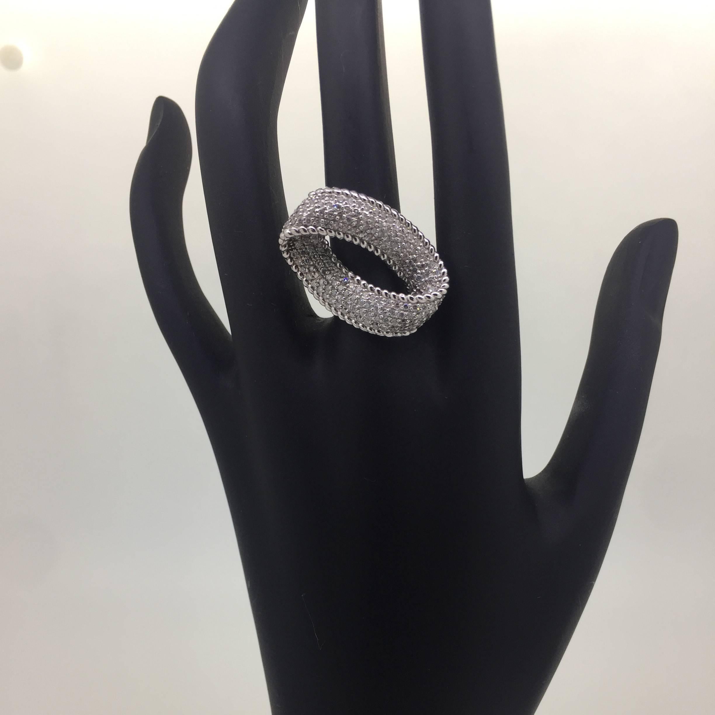 Modern Diamond Cocktail Ring