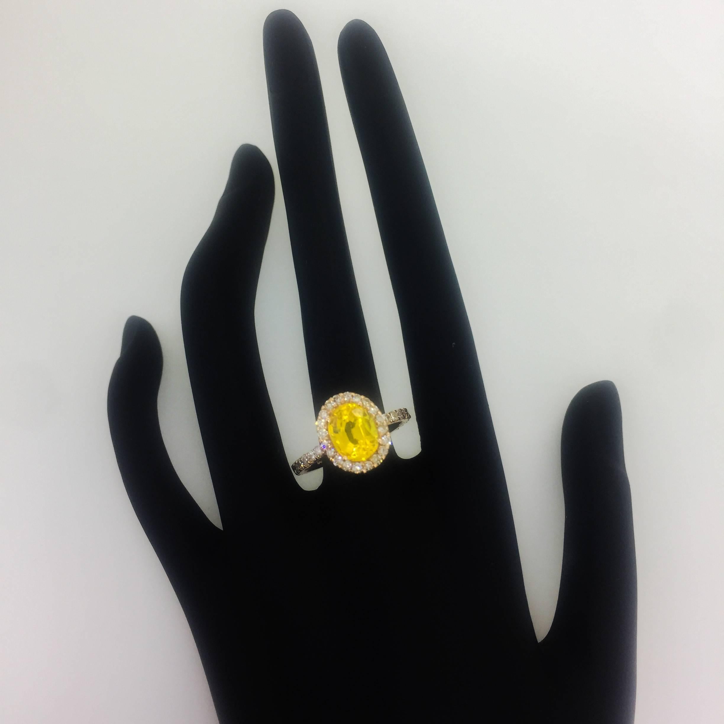 yellow sapphire engagement ring