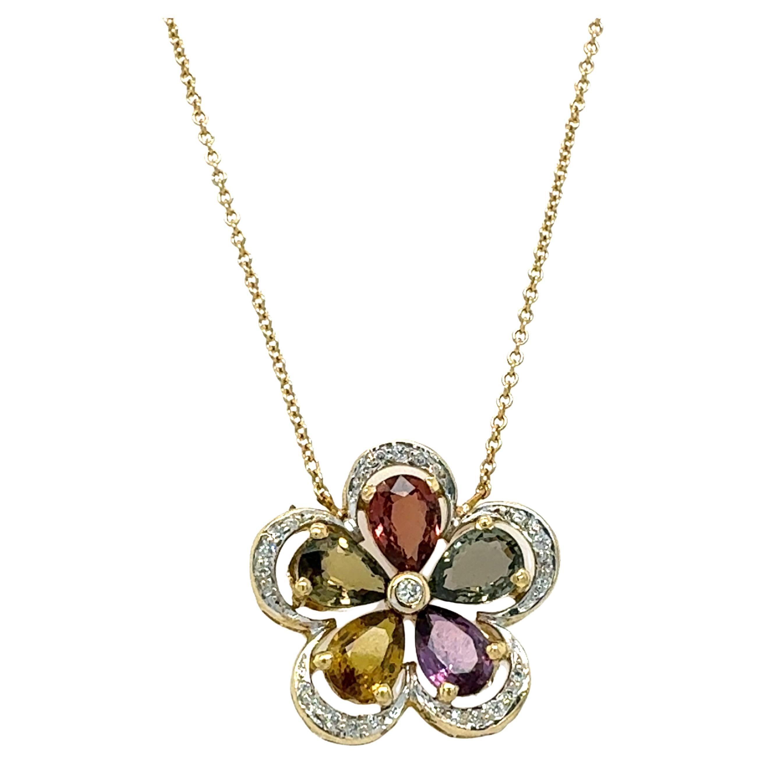 Saphir pourpre Chaînes colliers