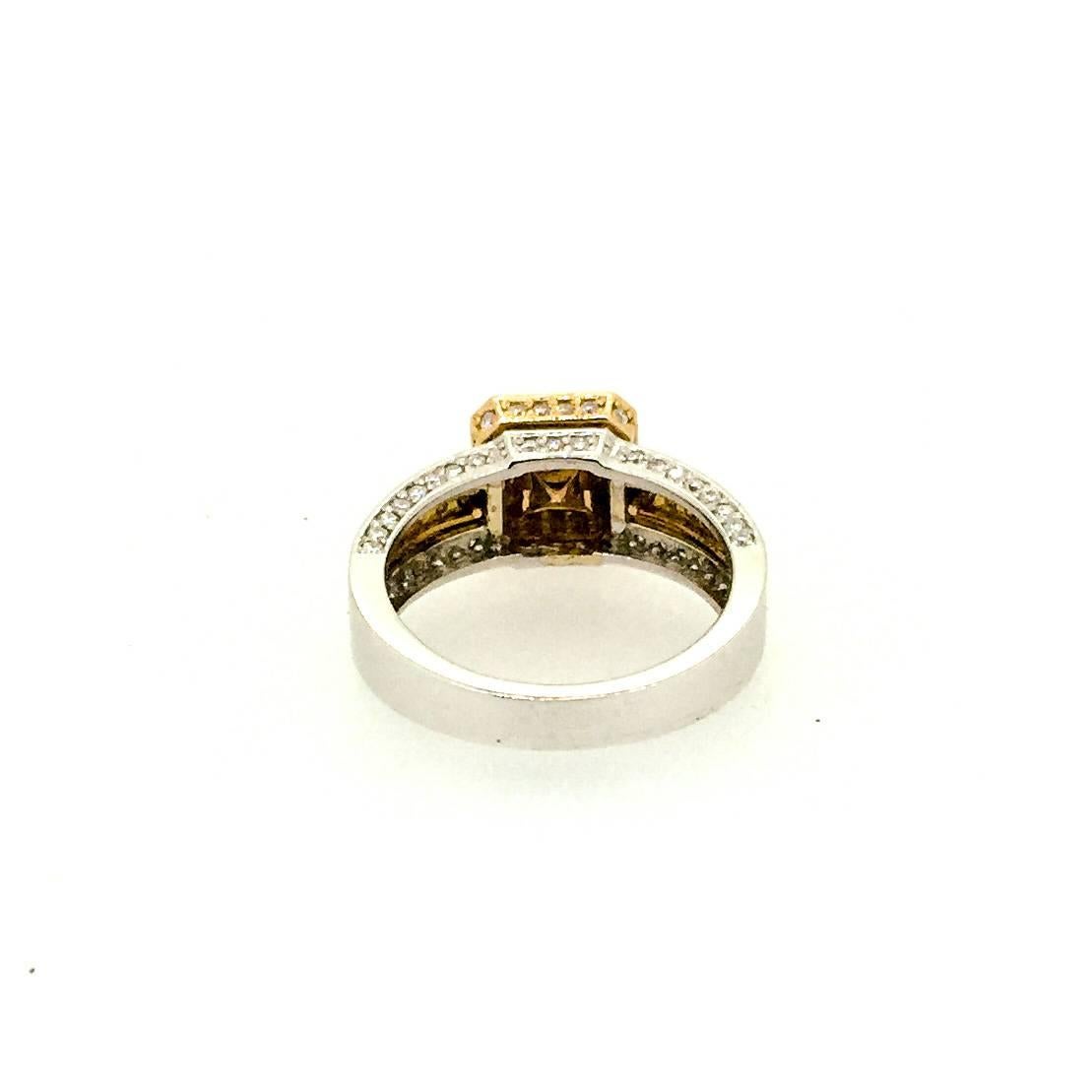 Women's 2.04 Carat Pink Sapphire Diamond Engagement Ring